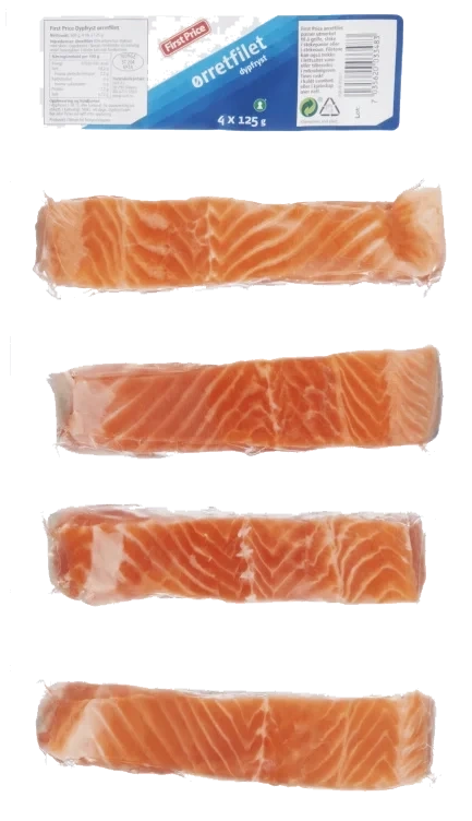 Ørretfilet m/skinn 500g First Price