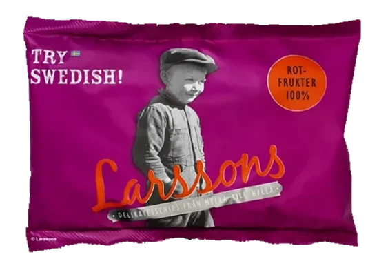Larssons Rotfruktchips 45g
