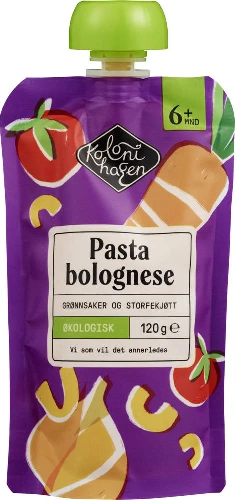 Pasta bolognese økologisk