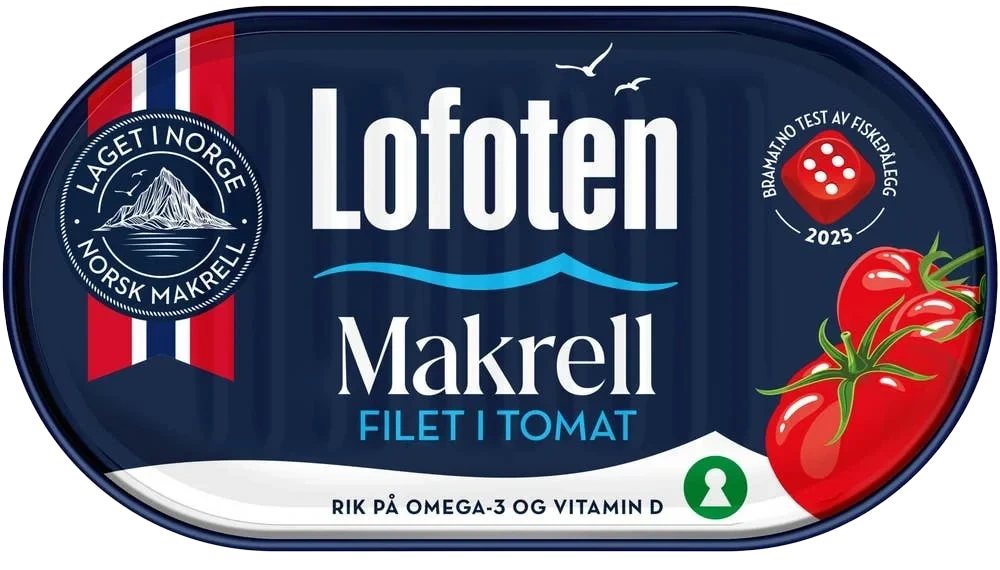 Makrell I Tomat Original 170g Lofoten