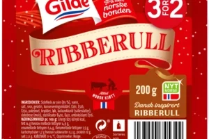 Ribberull Skivet 200g Enh