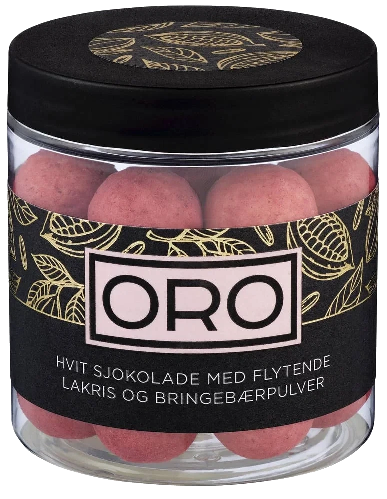 Sjokoladekuler Lakris & Bringebær 140 g