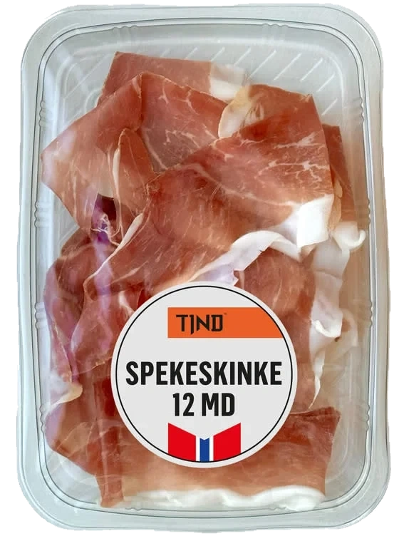 Spekeskinke Deli Godt Modna 12mnd 80g Tind