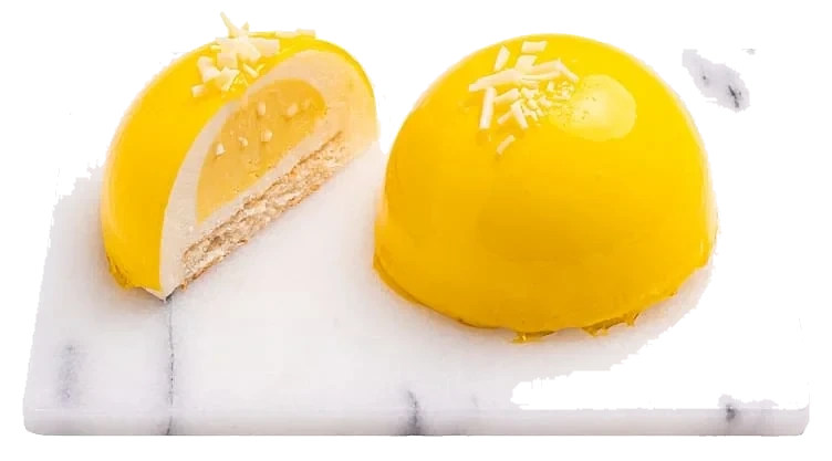 Sitronmousse Halvkule 88g Fryst