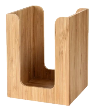Borddispenser Bamboo 13x13cm