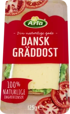 Arla Dansk Gräddost Skivet 125g