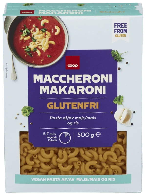Coop Makaroni Glutenfri 500g