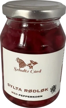 Sylta Rødløk med Pepperkorn 250g Schultz Gård