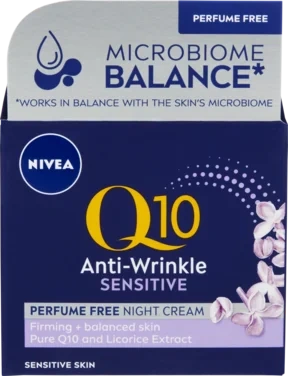 Nivea Q10 Anti-wrinkle Sensitive Parfume Free Night Cream 50ml