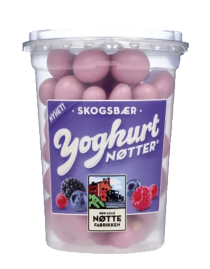 DLN Yoghurtnøtter Skogsbær 120g