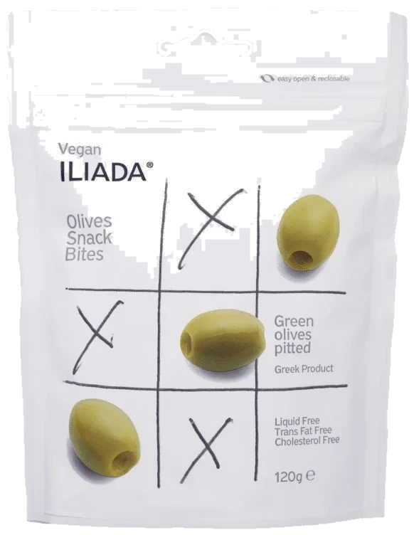 Oliven Grønn u/Sten 120g Iliada
