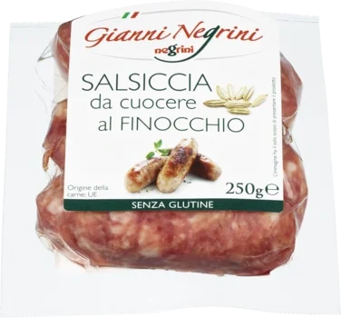 Salsiccia m/Fennikel 250g Negrini