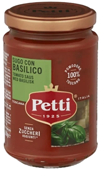Petti Pastasaus Basilikum 300g