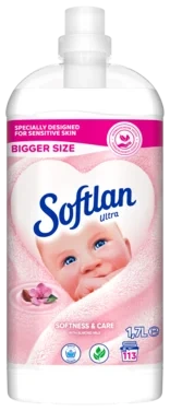 Softlan Ultra Softness And Care Skyllemiddel 1700 ml