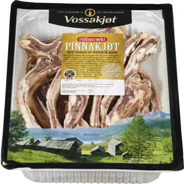 Pinnakjøt Eldhusrøykt Ca 1,9kg Vossakjøt