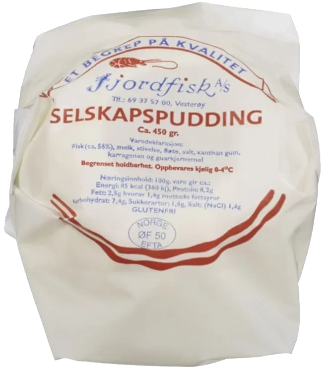 Selskapspudding Fersk pr Kg