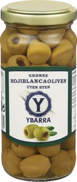 Oliven Grønne u/Sten 230g Ybarra