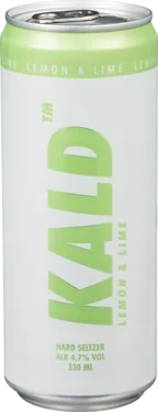 Kald Hard Seltzer Lemon & Lime 330ml