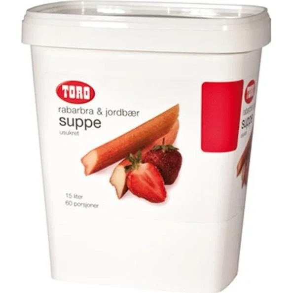 Rabarbra Og Jordbærsuppe Usukret 0,7kg