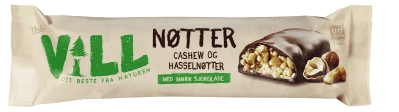 Nidar Vill Nøttebar 40g