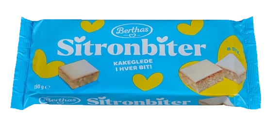 Berthas Sitronbiter 150g