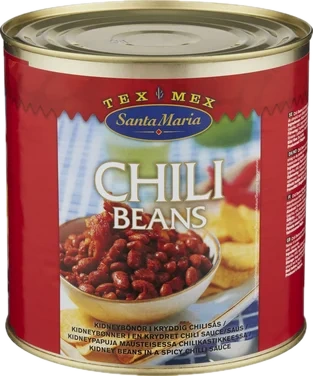 Chili Beans 2600g Santa Maria