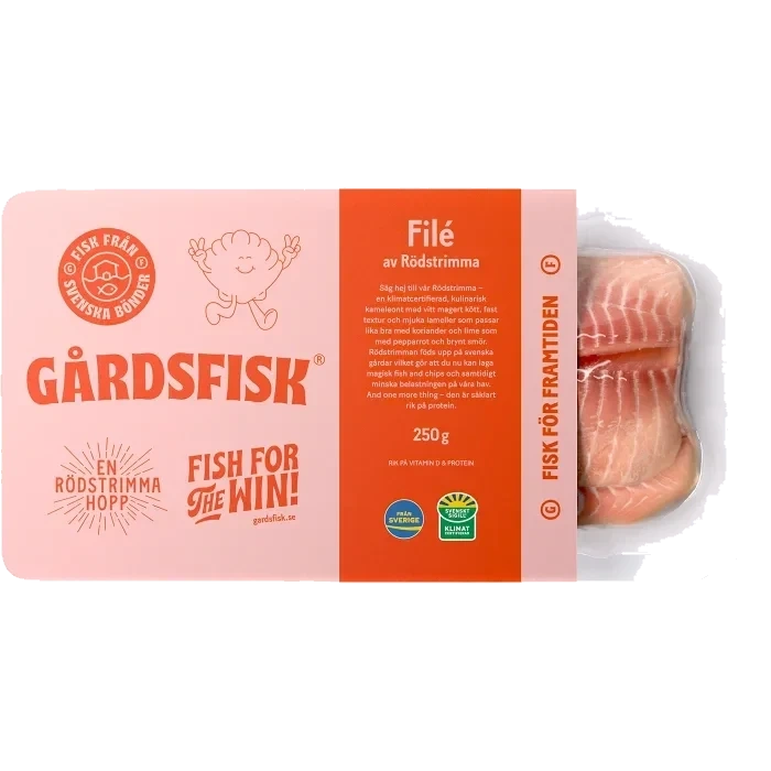 Rödstrimma filé 250g Gårdsfisk