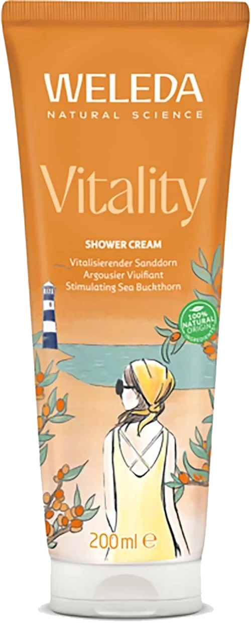 Weleda Vitality Shower Cream Sea Buckthorn 200 ml