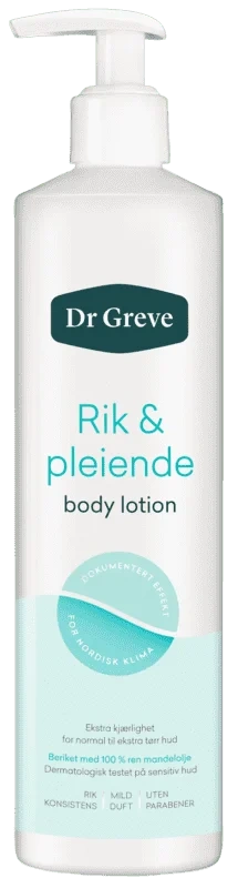 Dr Greve Rik & Pleiende Body Lotion 400ml