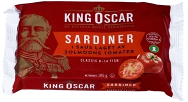 Sardiner i Tomat 106g King Oscar