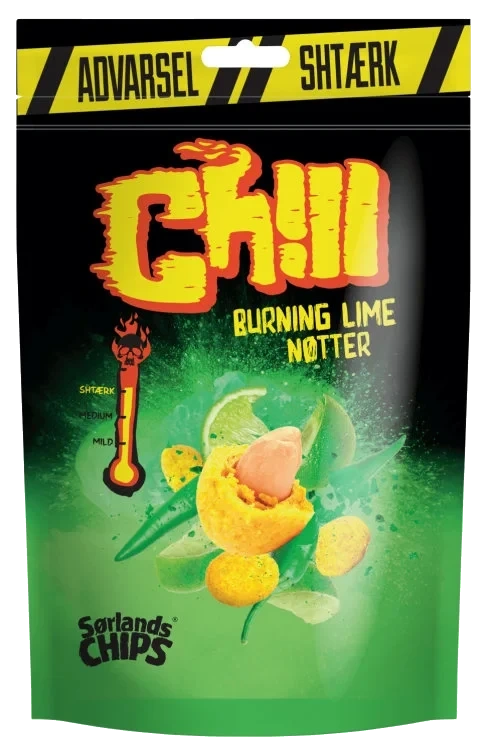 Sørlandschips Burning Lime 130g
