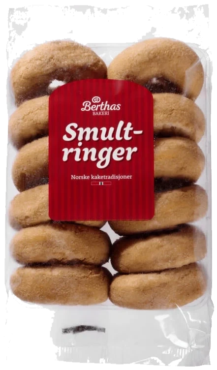 Smultringer 12stk 440g Berthas