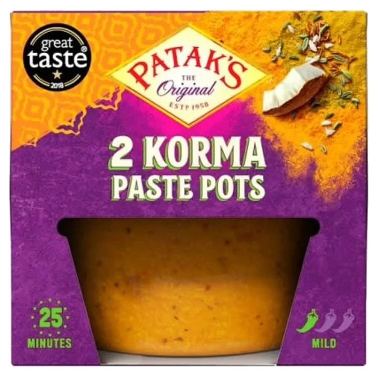 Patak's Korma Paste Pots 140 g