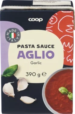Pasta sauce extra garlic "All'aglio"