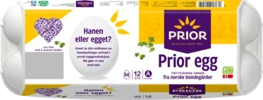 Egg 12stk m Frittgående 53-63g