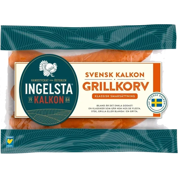 Grillkorv Kalkon 270g Ingelsta Kalkon