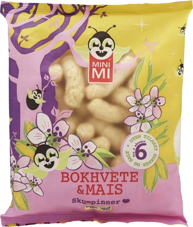 Minimi Skumpinner Mais&Bokhvete 30g Minimi