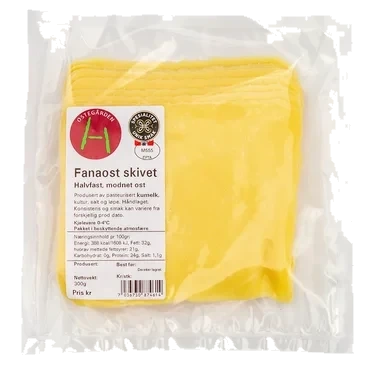 Ostegården Fanaost Skivet 300g
