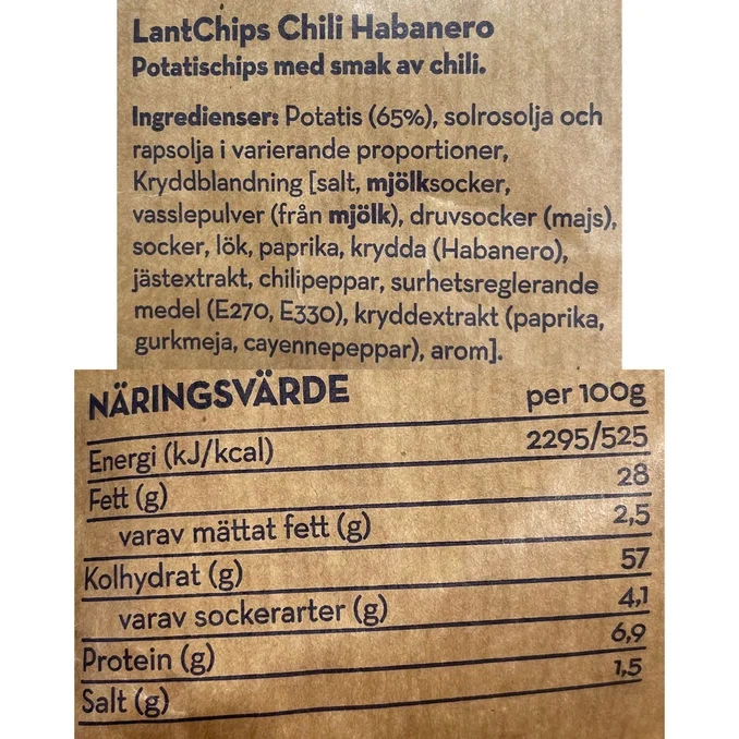 Chips Chili Habanero