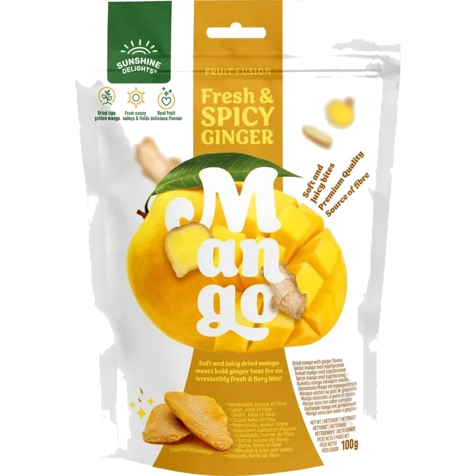 Torkad Mango Ingefära