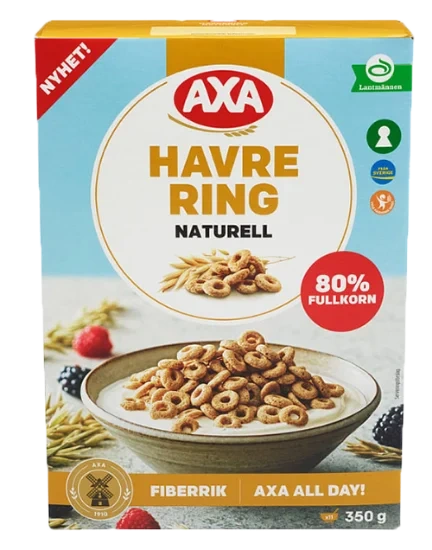 Havrering Naturell Axa 350g
