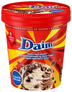 Daim Fløteis 450ml Hennig-Olsen