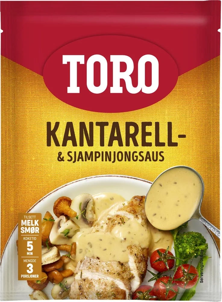 Kantarell- og sjampinjongsaus