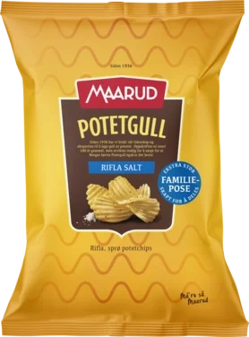 Potetgull Rifla Salt 370g Maarud