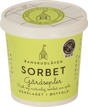 Sorbet Eple 150ml Bamsrudlåven