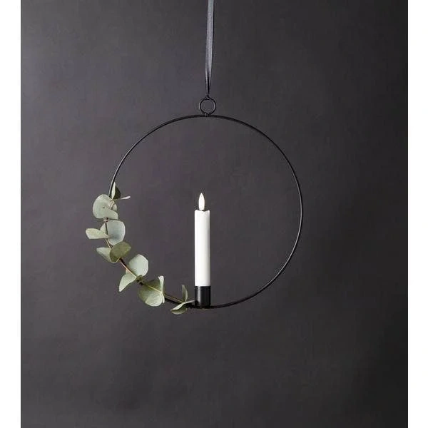 Inomhusdekoration Flamme Ring Svart