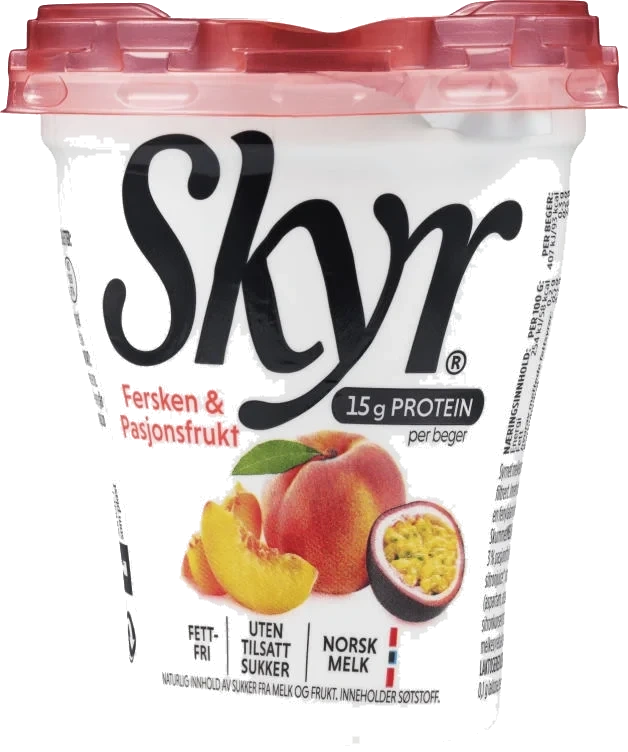 Skyr Fersken&pasjonsfrukt 160g Q