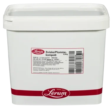 Sviske/plommekompott 8.5 kg Lerum