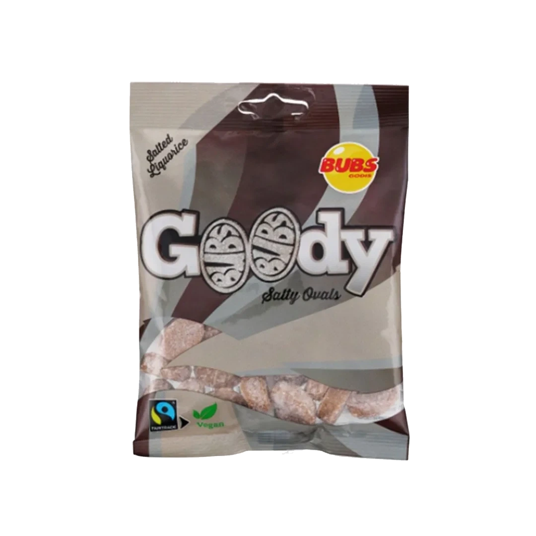 Bubs Goody Salted Liquorice 90g