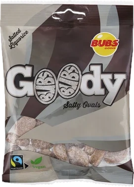 Bubs Goody Salted Liquorice 90g